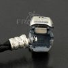 Двойной, плетеный кожаный браслет Pandora, черный (590705CBK-D) - Изображение 2