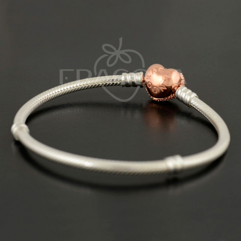Браслет Pandora Rose с застежкой сердце Pave (586292CZ) - Изображение 2