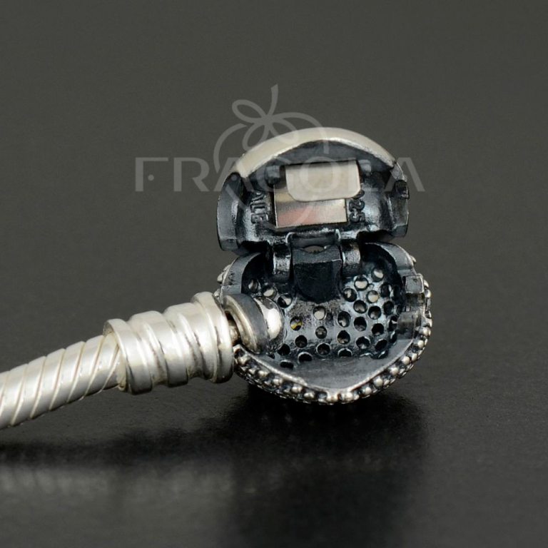 Браслет Pandora с застежкой в виде сердца Pave (590727CZ) - Изображение 2