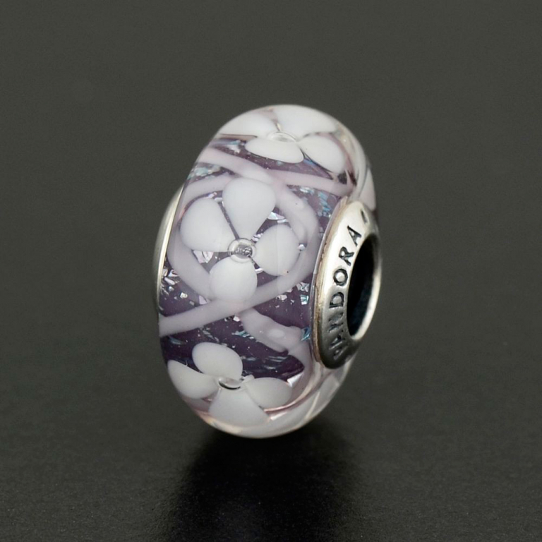 Мурано Pandora - "Пурпурное поле цветов" (791667) - Изображение 1