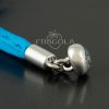 Текстильный браслет Pandora, бирюзовый (590749CTQ-S) - Изображение 2