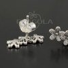 Серьги Pandora - "Ослепительные маргаритки" (290744CZ) - Изображение 2