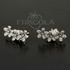 Серьги Pandora - "Ослепительные маргаритки" (290744CZ) - Изображение 1