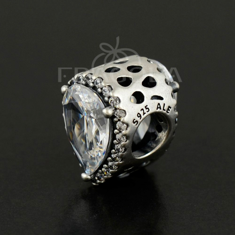 Шарм Pandora - "Сияющая слеза" (796245CZ) - Изображение 2