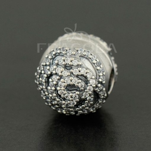 Клипса Pandora - "Сияющая роза" (791529CZ) - Изображение 1