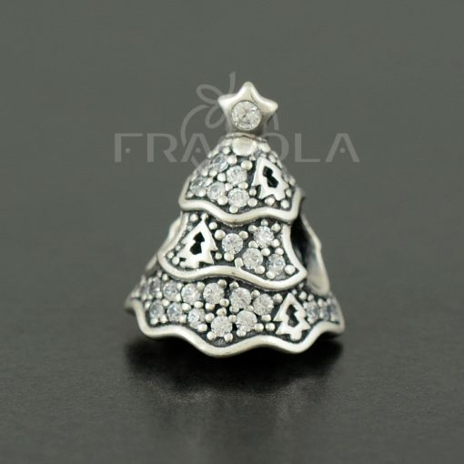 Шарм Pandora - "Сверкающая елка" (791765CZ) - Изображение 1